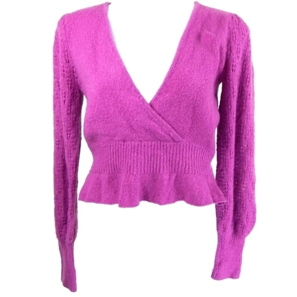 Urban Outfitters Delilah Crop Pointelle Sweater - Picture 2 of 4